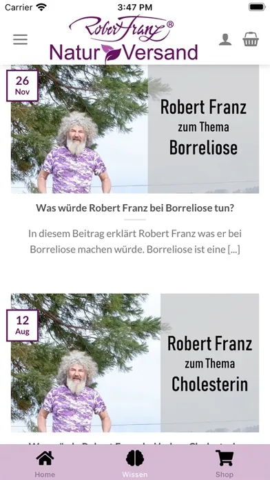Robert Franz App سکرین شاٹس