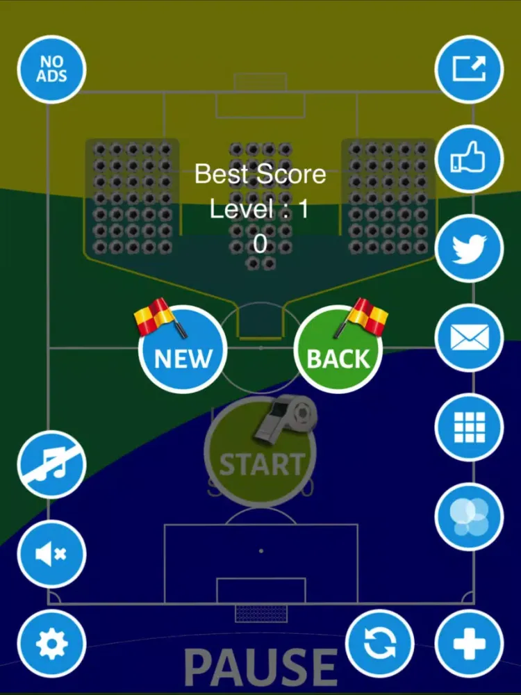 Ảnh chụp màn hình của 100 Soccer Balls - Brazil iPad 