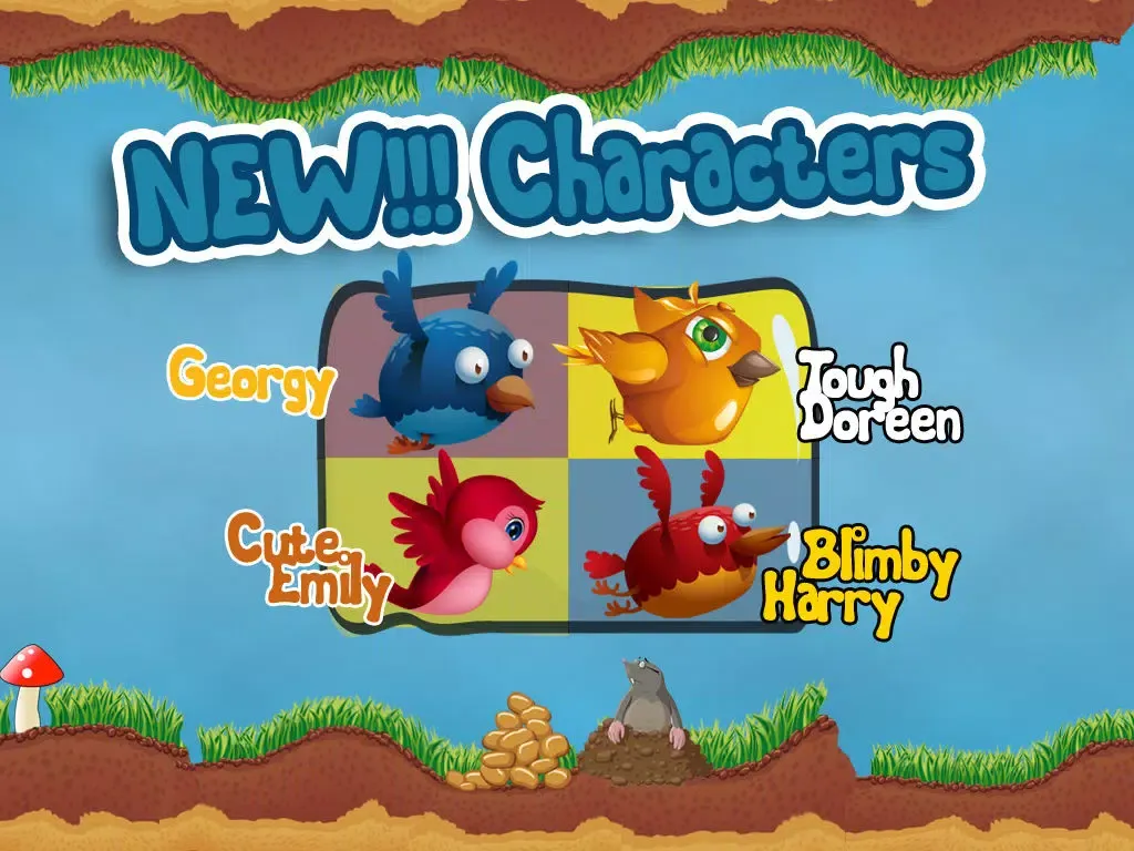 Capturas de tela do Flapping Fat Birds iPad 