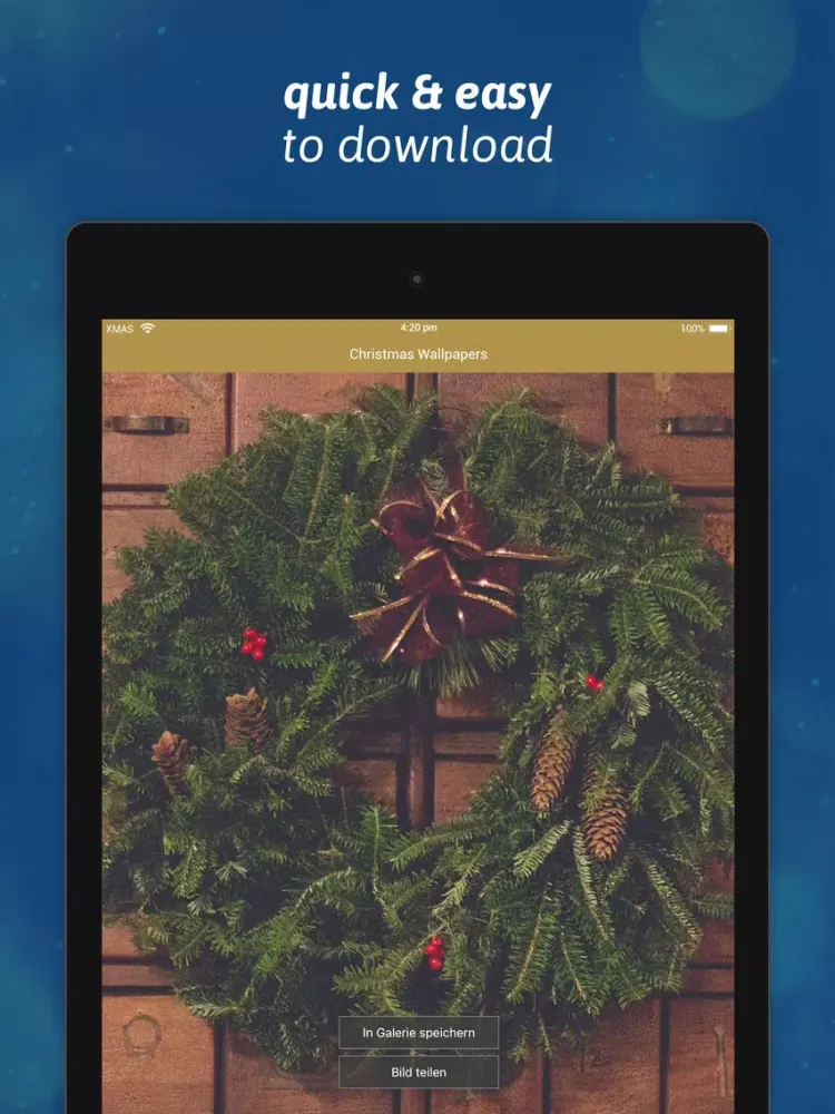 ภาพหน้าจอของ Modern Christmas Wallpaper HD iPad 