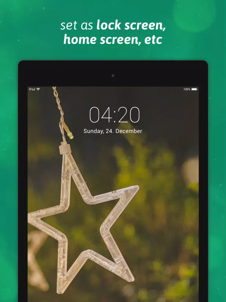 ภาพหน้าจอของ Modern Christmas Wallpaper HD iPad 
