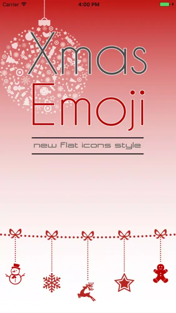 Xmas Emoji - New Flat Icons Style स्क्रीनशॉट