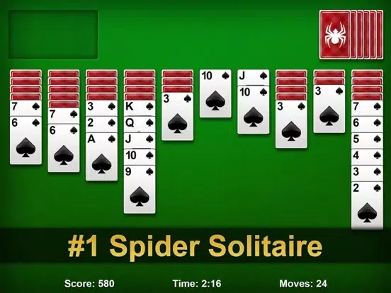ภาพหน้าจอของ Spider Solitaire Pro ▻ iPad 