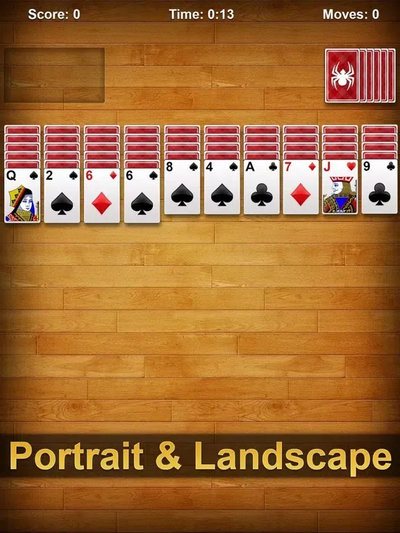 ภาพหน้าจอของ Spider Solitaire Pro ▻ iPad 