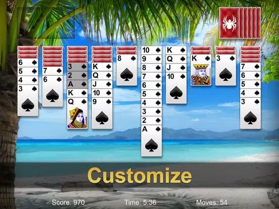 ภาพหน้าจอของ Spider Solitaire Pro ▻ iPad 