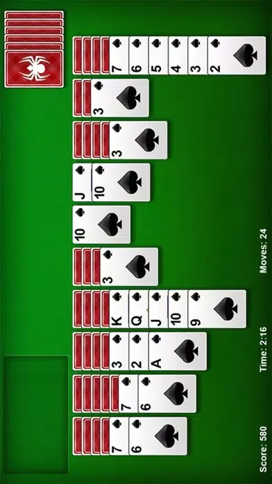 ภาพหน้าจอของ Spider Solitaire Pro ▻
