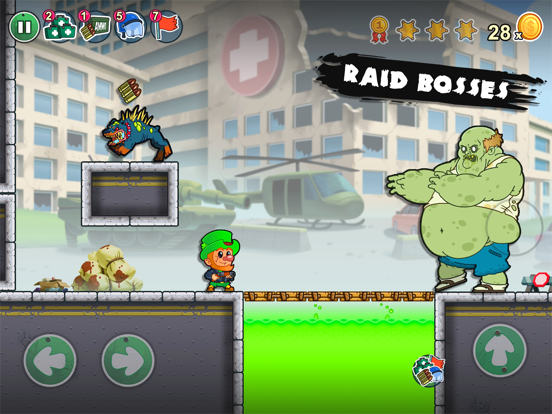 Скриншоты Lep's World Z - Zombie Games iPad 