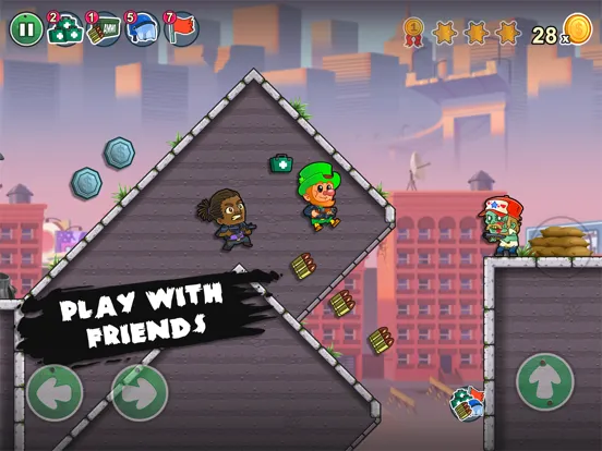 Capturas de tela do Lep's World Z - Zombie Games iPad 