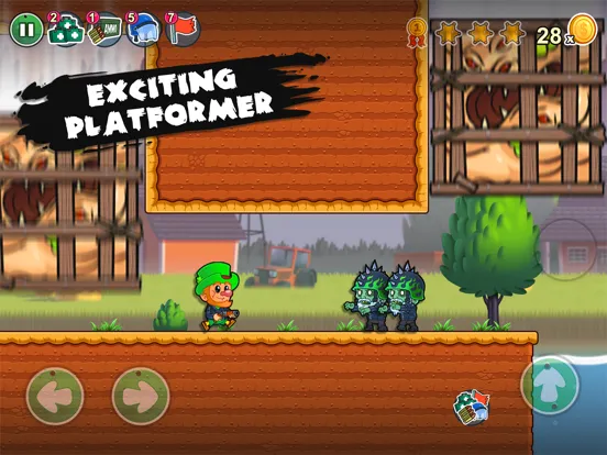 Capturas de tela do Lep's World Z - Zombie Games iPad 