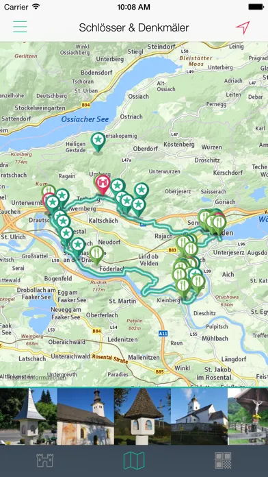 Schlösser Radweg – Velden – Wernberg – Rosegg سکرین شاٹس