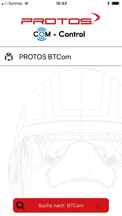 Tangkapan layar Protos Control
