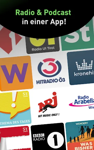 Screenshot di radio.net - radio and podcast