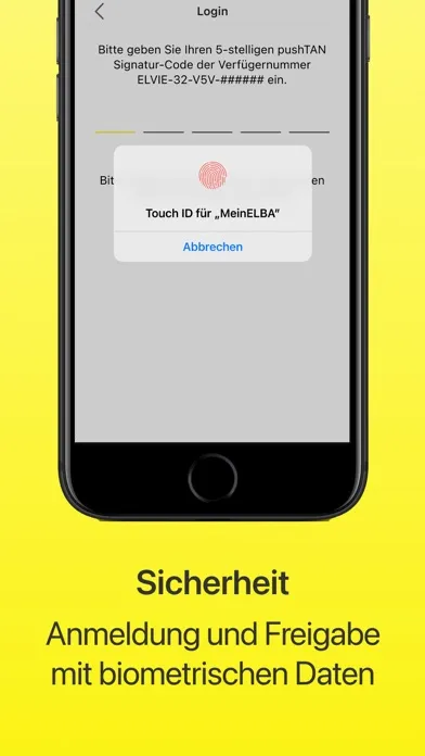 Mein ELBA-App Screenshots