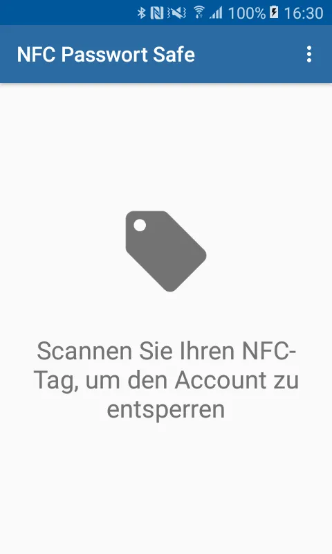 Captures d'écran de NFC Password Safe