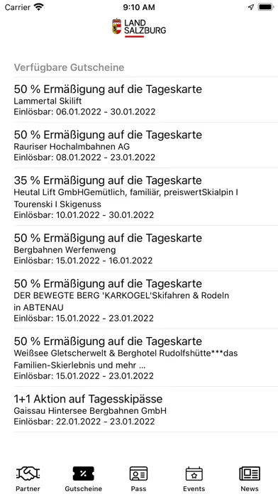 Salzburger Familienpass Ekran Görüntüleri