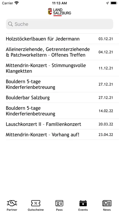 Salzburger Familienpass Ekran Görüntüleri
