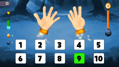 Capturas de pantalla de Finger Maths Trainer for Kids