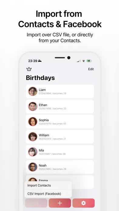 Screenshot di B-Day: Reminder