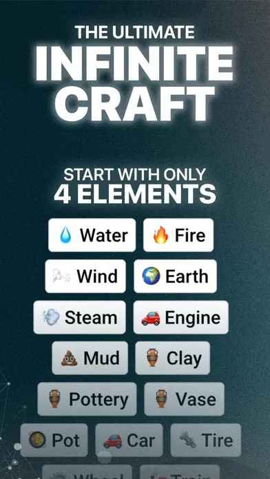 Infinite Craft AI Alchemist سکرین شاٹس