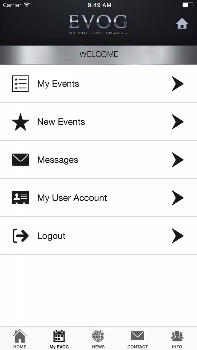 EVOG-Personal Event Organizer 스크린샷