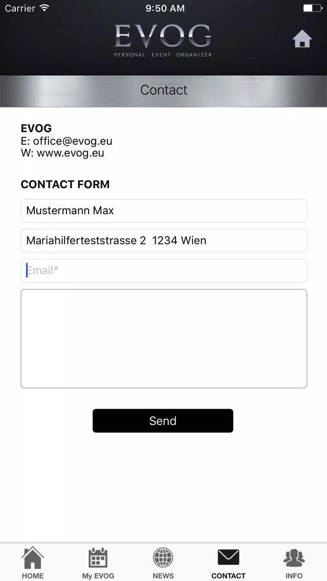 EVOG-Personal Event Organizer 스크린샷