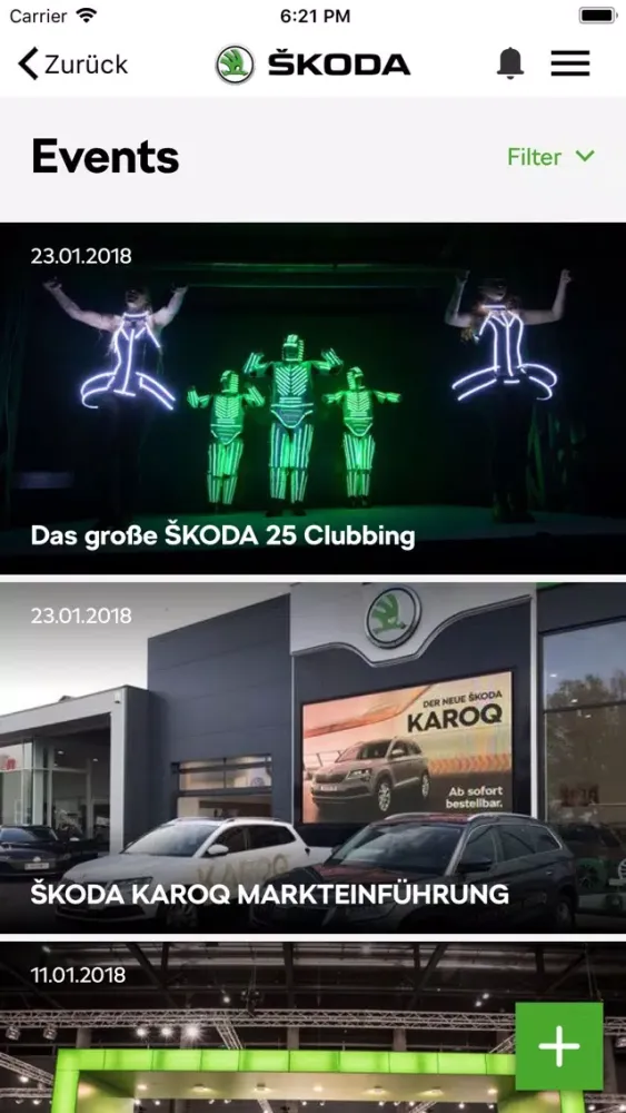 Screenshot di ŠKODA Hotline