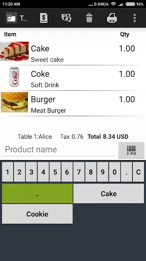 TabShop POS & Point of Sale Screenshots