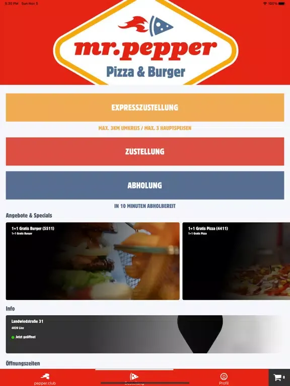 Mr. Pepper Linz & Traun iPad 应用截图