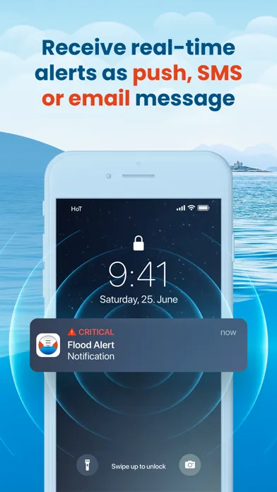 Screenshot di PegelAlarm: Flood & Rain alert