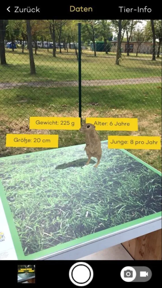 Capturas de tela do 3D Tierwelt.Zicksee.Erleben.