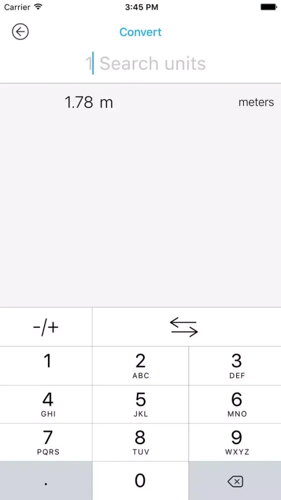 Capturas de tela do SUM Convert - Unit Converter