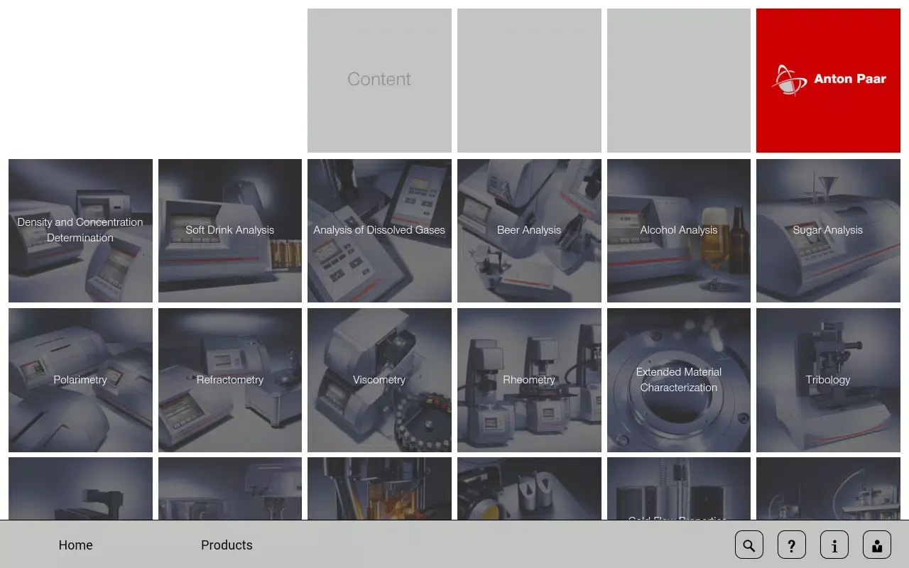 Anton Paar General Catalog Screenshots