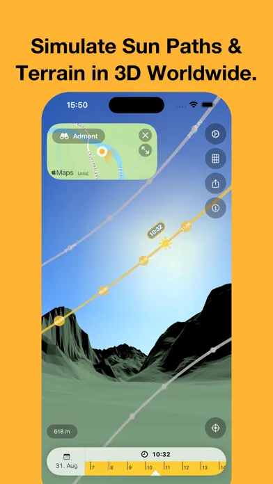 Sunorama: 3D Sun & Terrain应用截图