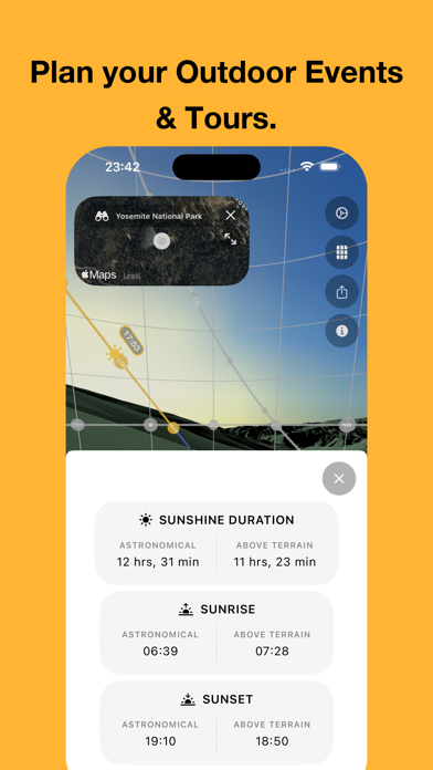 ภาพหน้าจอของ Sunorama: 3D Sun & Terrain