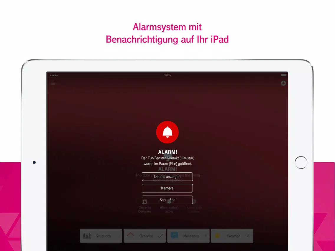 Magenta Smart Home Austria iPad 應用截圖