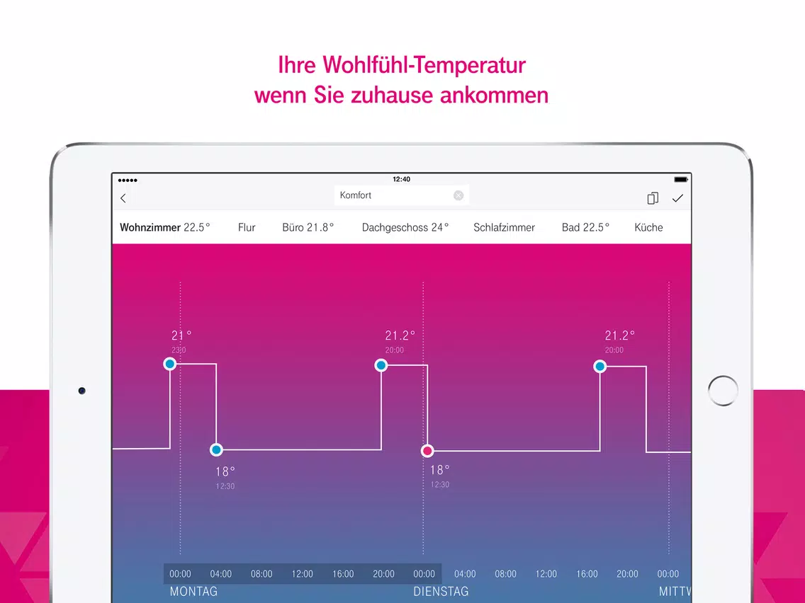 Magenta Smart Home Austria iPad 應用截圖