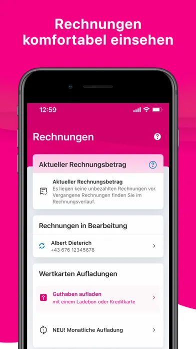 Zrzuty ekranu Mein Magenta (AT)