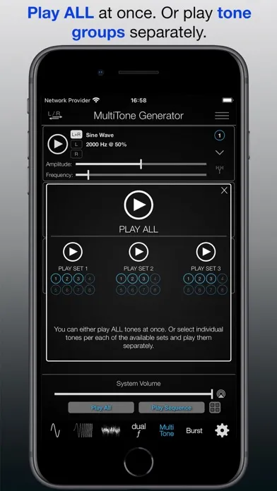Capturas de pantalla de Audio Function Generator