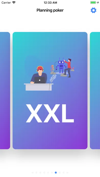 Zrzuty ekranu Agile Planning Poker Cards