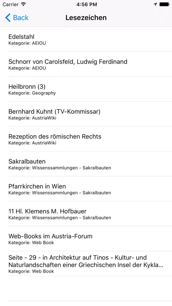 Ảnh chụp màn hình của Austria Forum