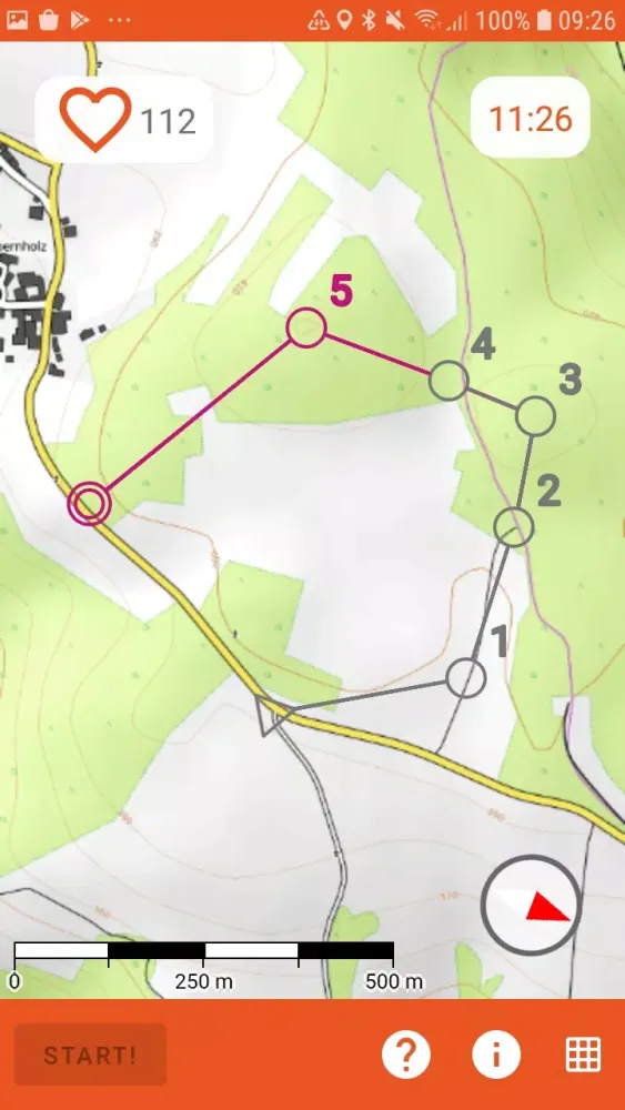 COMPASS Orienteering Screenshots