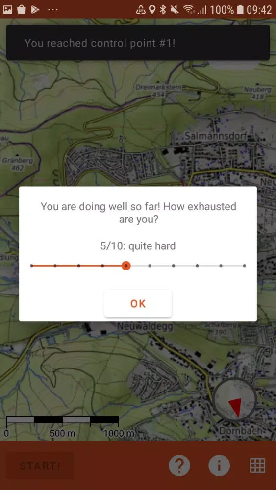 COMPASS Orienteering Screenshots