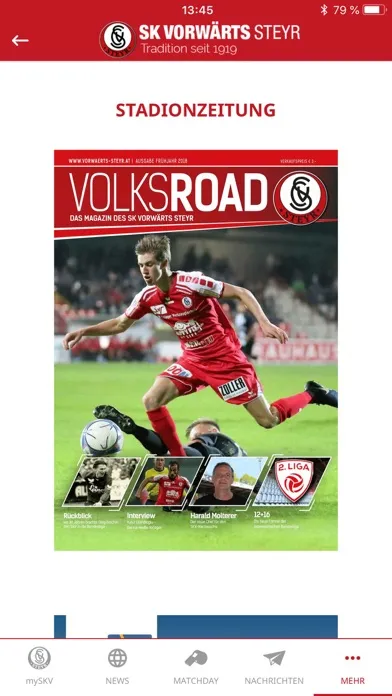 Captures d'écran de SK Vorwärts Steyr