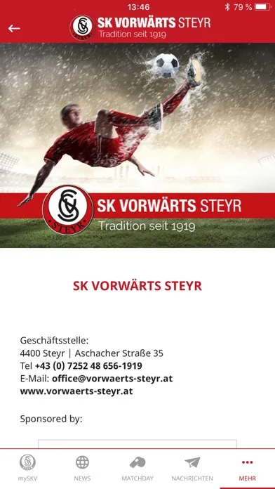 Captures d'écran de SK Vorwärts Steyr