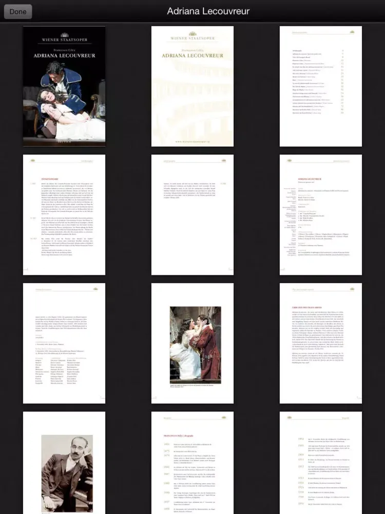 Program books and monthly magazine of the Vienna State Opera iPad  स्क्रीनशॉट