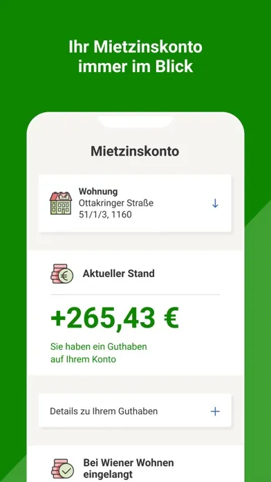 Capturas de tela do Stadt Wien – Wiener Wohnen