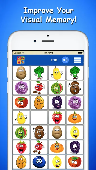 Zrzuty ekranu Memory Game Card Matching