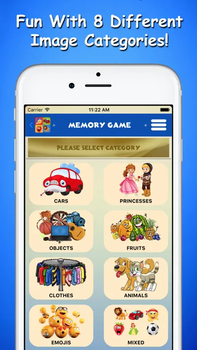 Zrzuty ekranu Memory Game Card Matching