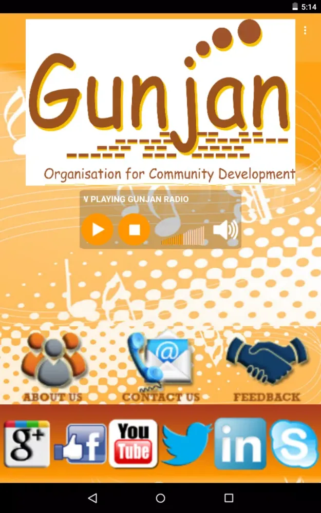 Gunjan India Radio Screenshots