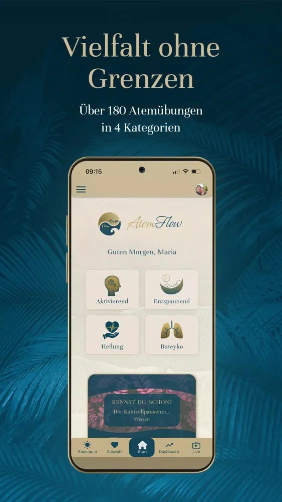 AtemFlow:Atemübungen & Buteyko Screenshots